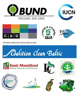 Logos der Baltic Green Belt-Partner